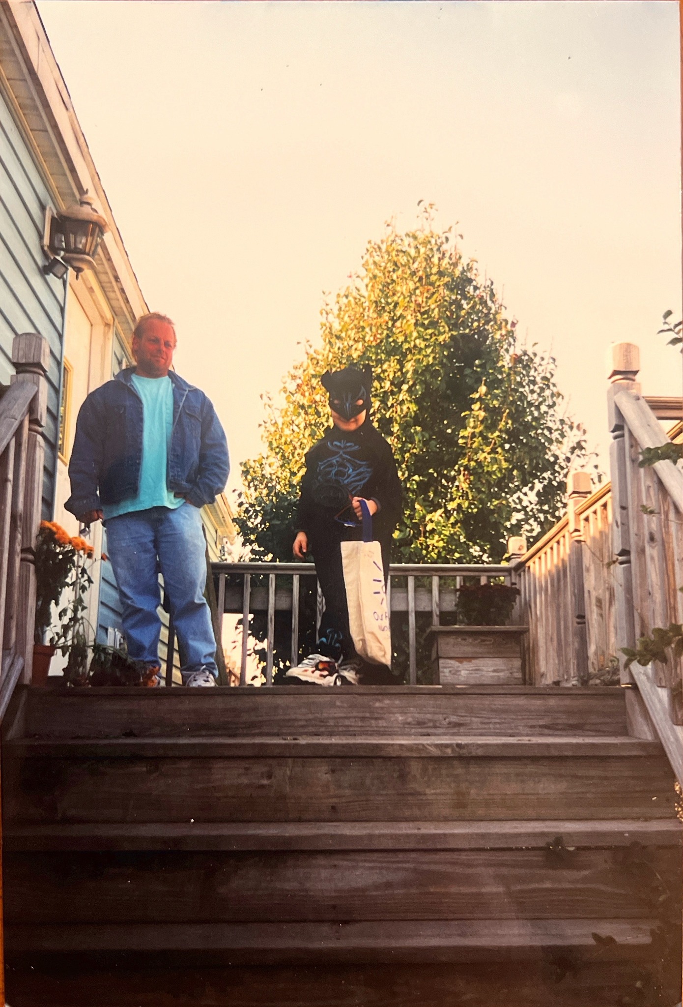 John Nicholson with young Randy - A treasured father-son memory